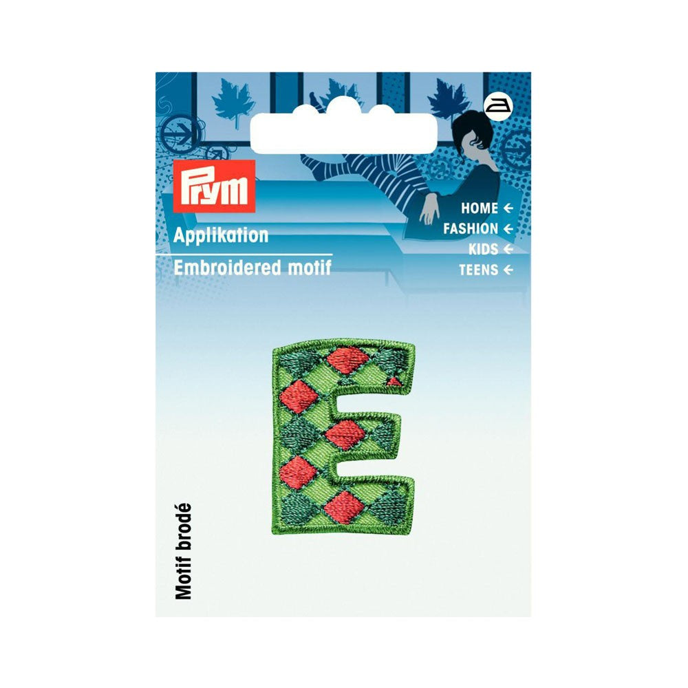 PRYM E Harfi Desenli Aplike - 924236